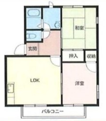 ハイツ南多聞台の物件間取画像